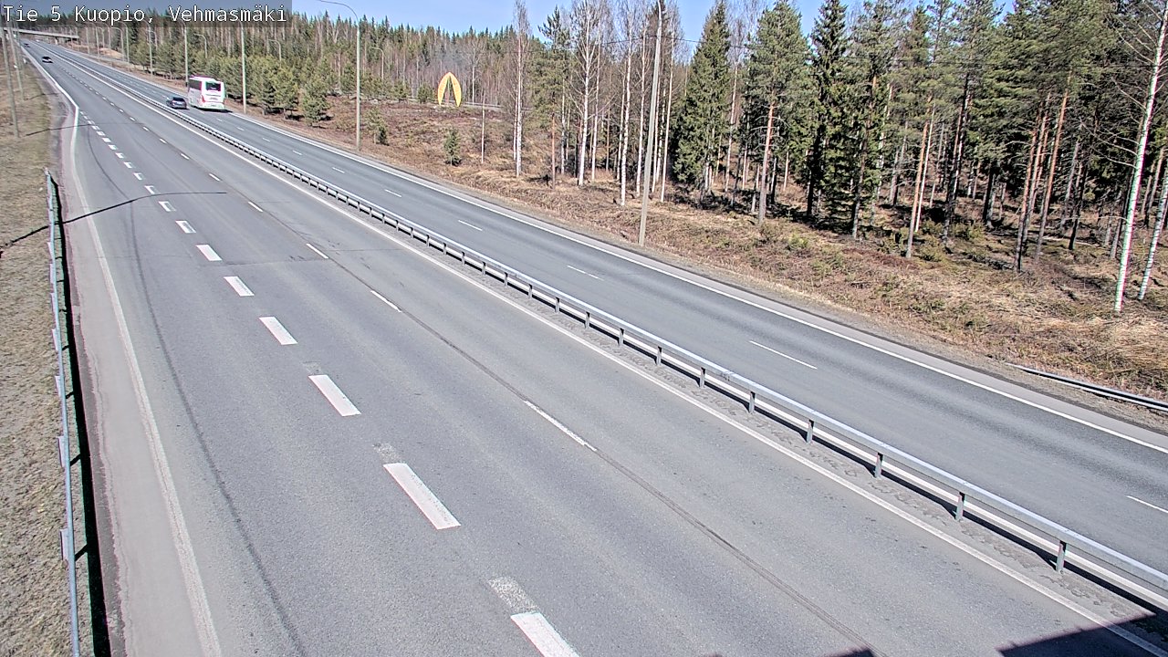 Kelikamerat Kuva Tie 5 Kuopio, Vehmasmäki, Kuopio, Pohjois-Savo