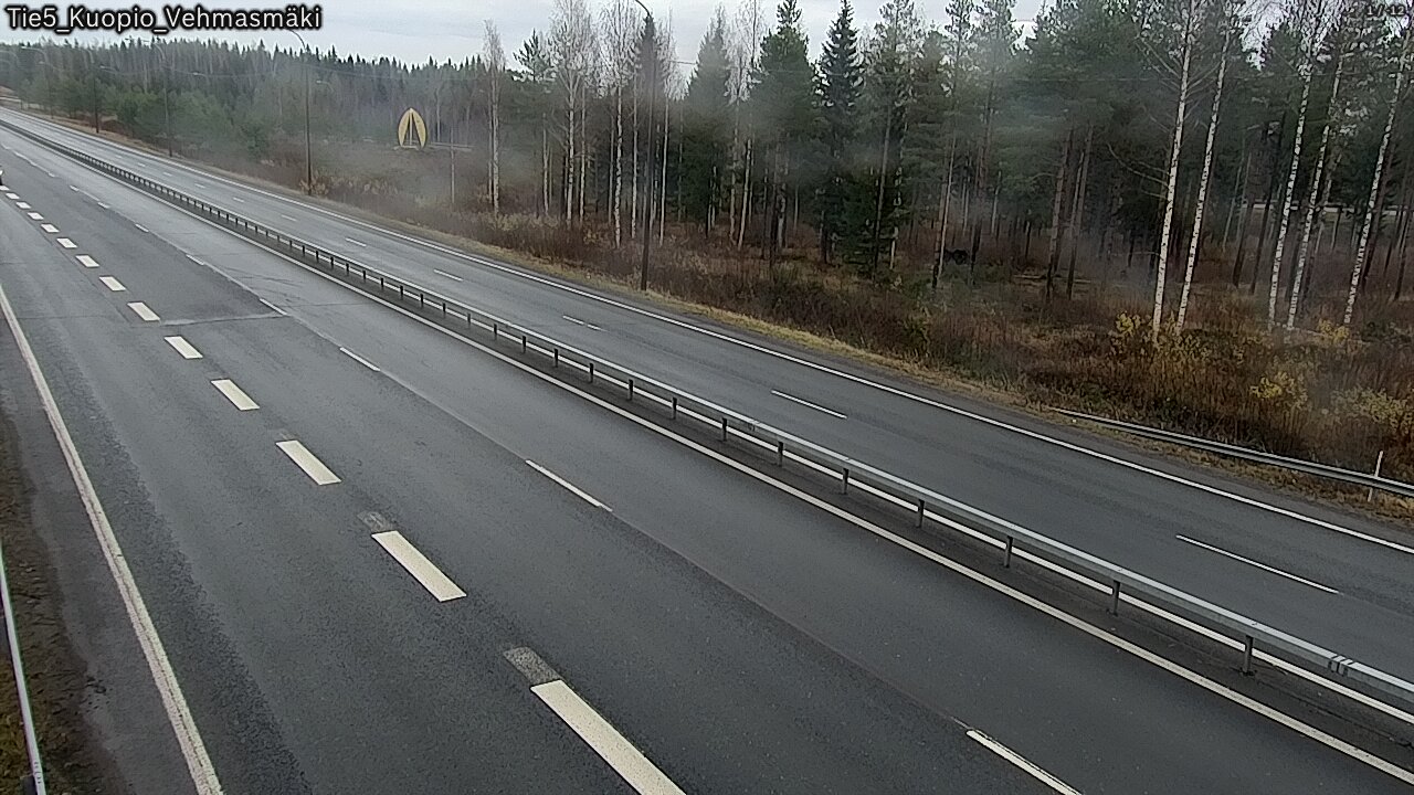 Weather Camera Image Väg 5 Kuopio, Vehmasmäki, Kuopio, Pohjois-Savo