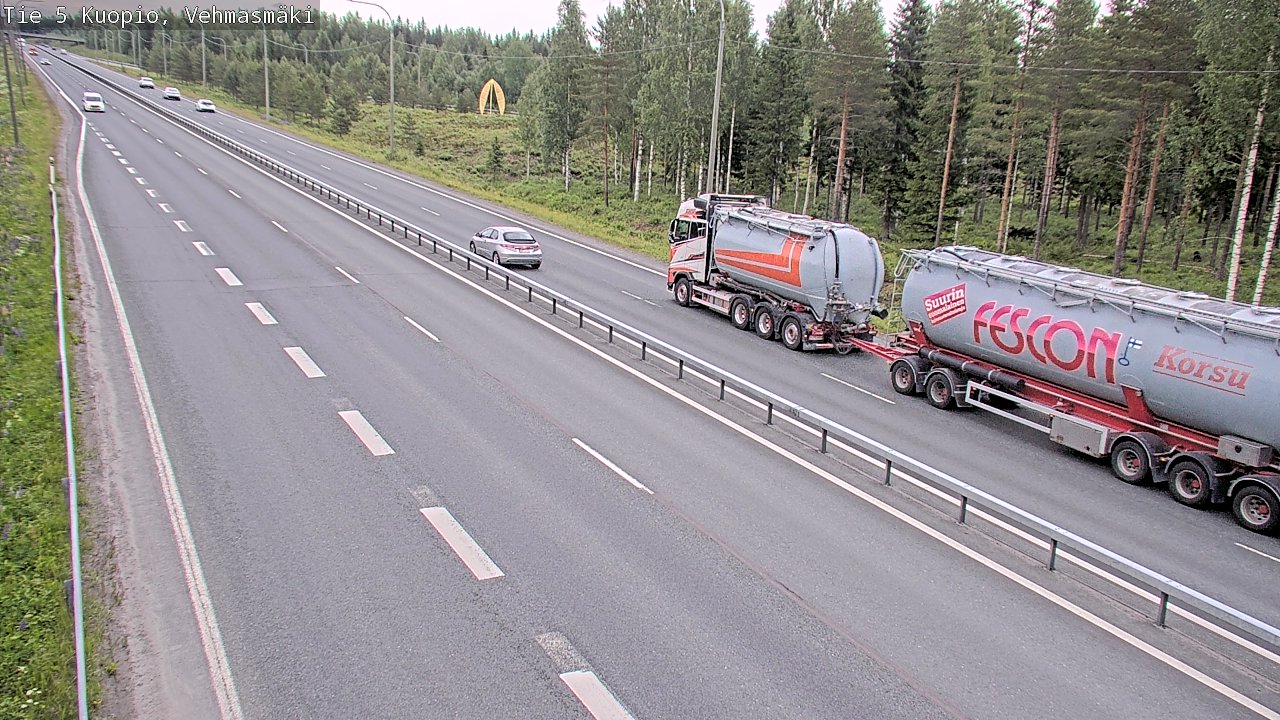 Kelikamerat Kuva Tie 5 Kuopio, Vehmasmäki, Kuopio, Pohjois-Savo