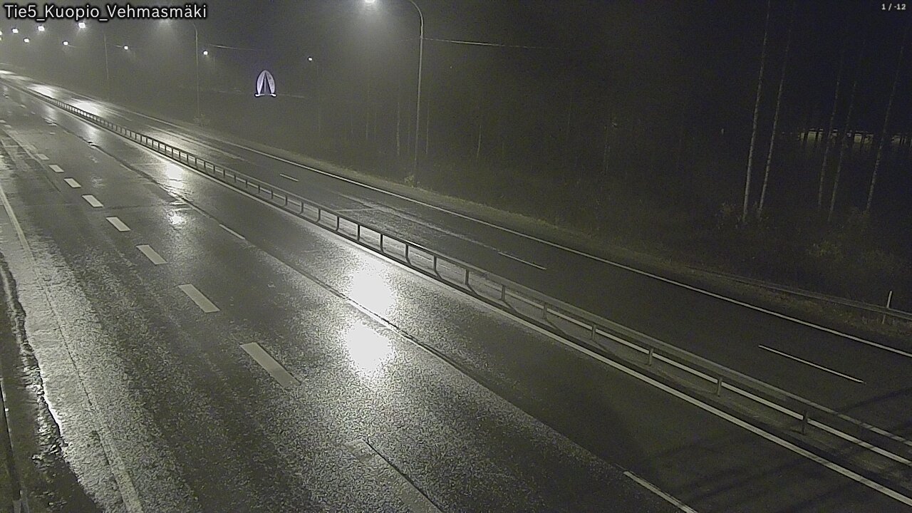 Weather Camera Image Road 5 Kuopio, Vehmasmäki, Kuopio, Pohjois-Savo