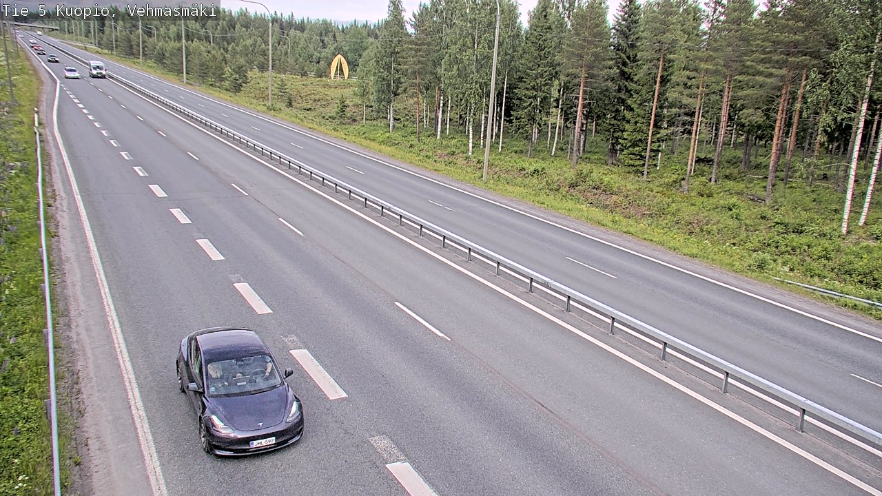 Kelikamerat Kuva Tie 5 Kuopio, Vehmasmäki, Kuopio, Pohjois-Savo