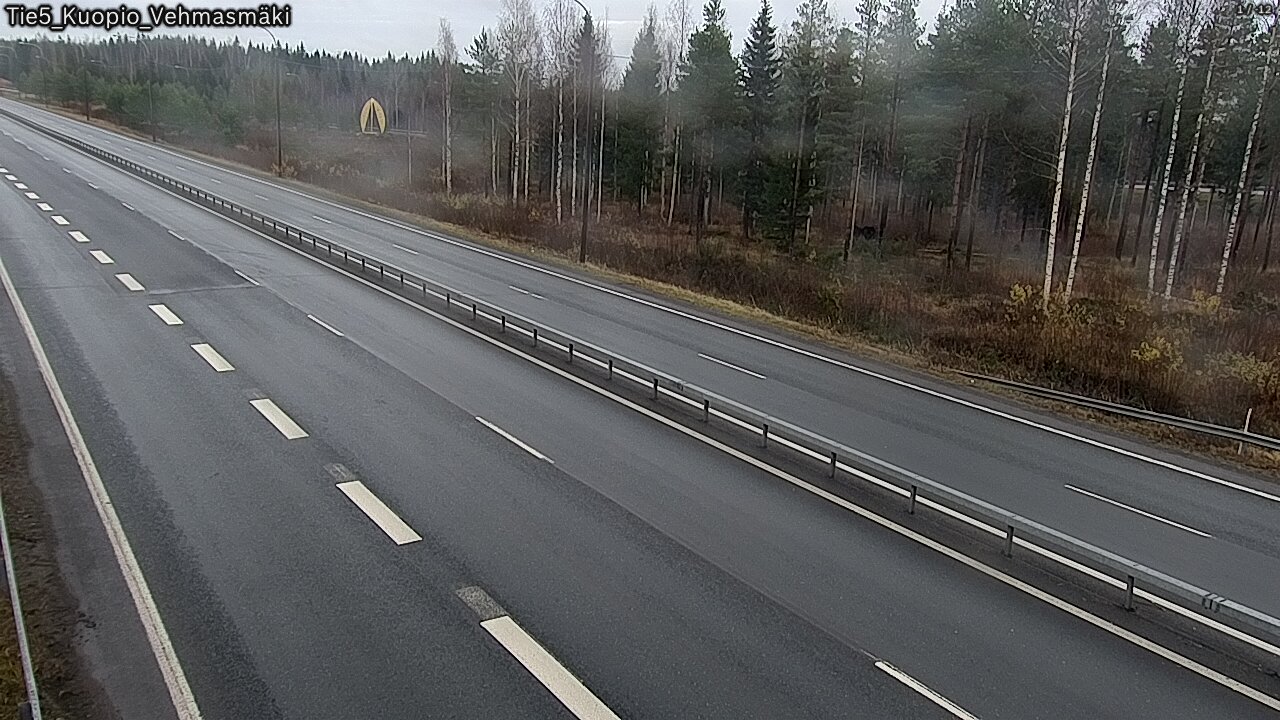 Weather Camera Image Väg 5 Kuopio, Vehmasmäki, Kuopio, Pohjois-Savo