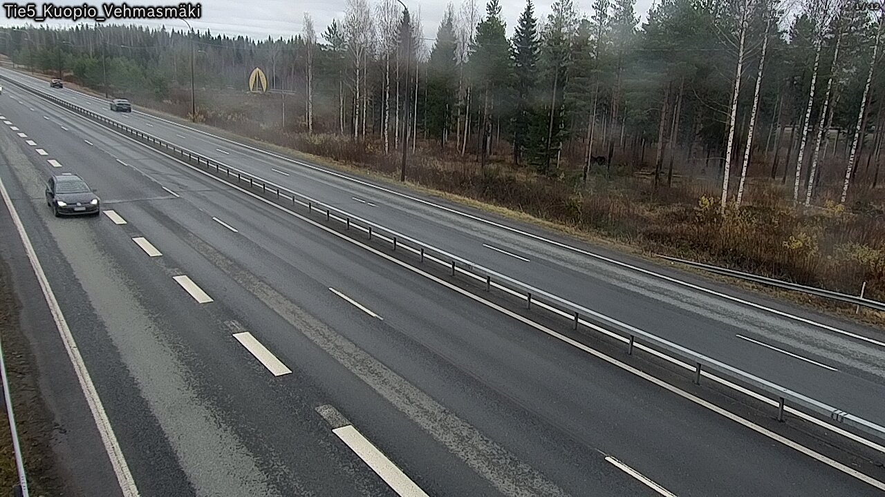Weather Camera Image Väg 5 Kuopio, Vehmasmäki, Kuopio, Pohjois-Savo