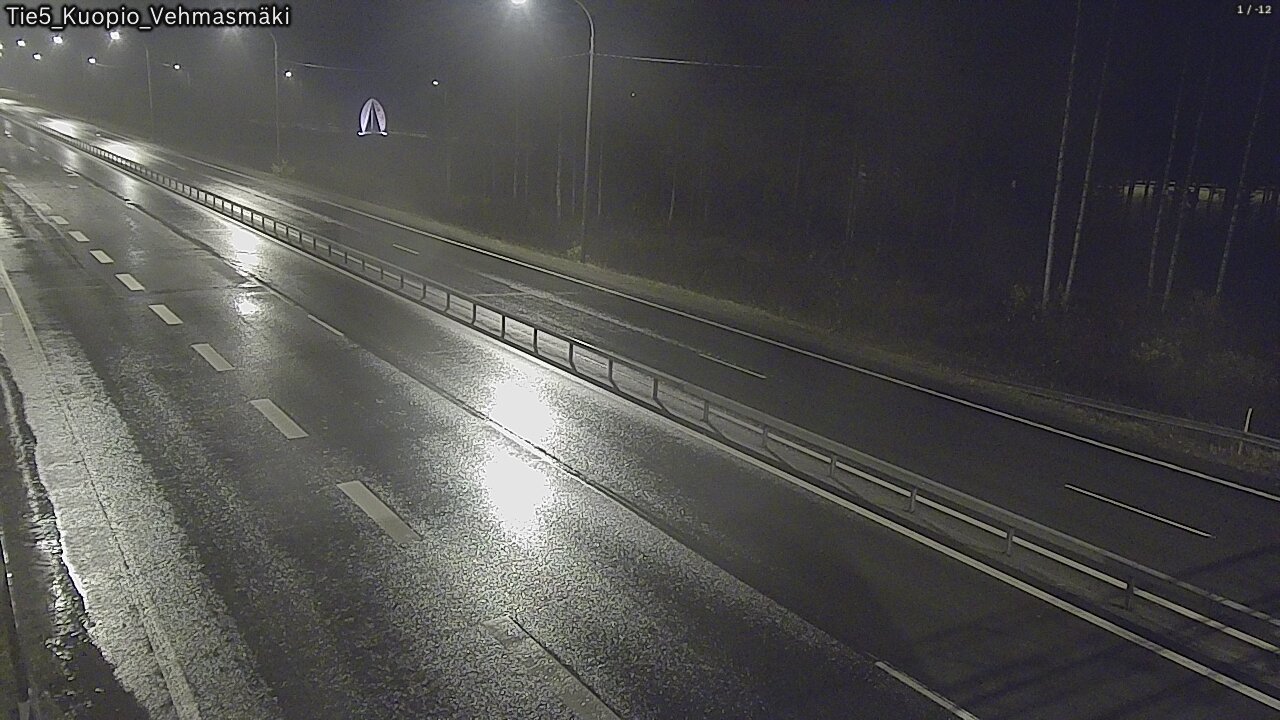 Weather Camera Image Road 5 Kuopio, Vehmasmäki, Kuopio, Pohjois-Savo
