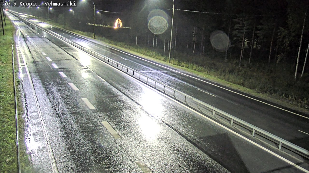 Weather Camera Image Road 5 Kuopio, Vehmasmäki, Kuopio, Pohjois-Savo