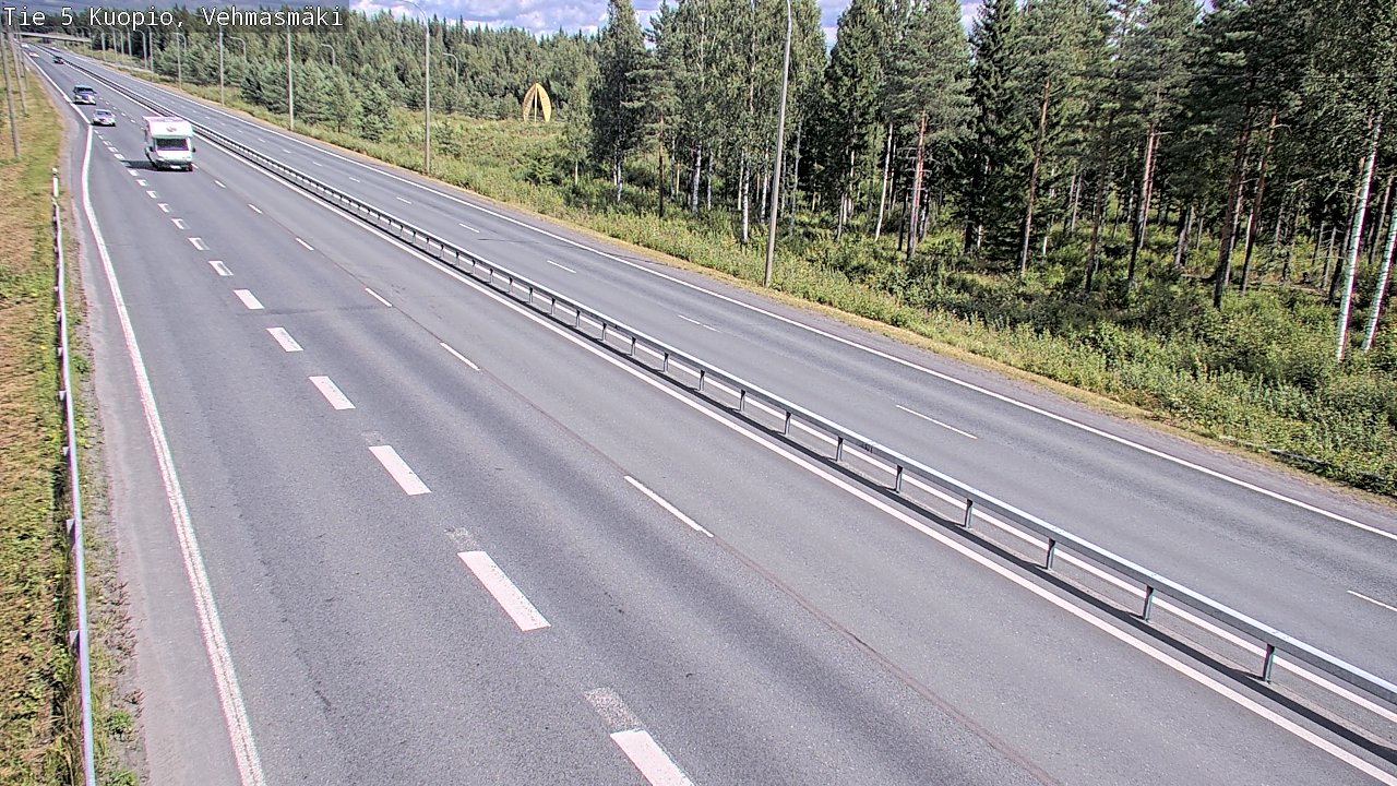 Kelikamerat Kuva Tie 5 Kuopio, Vehmasmäki, Kuopio, Pohjois-Savo