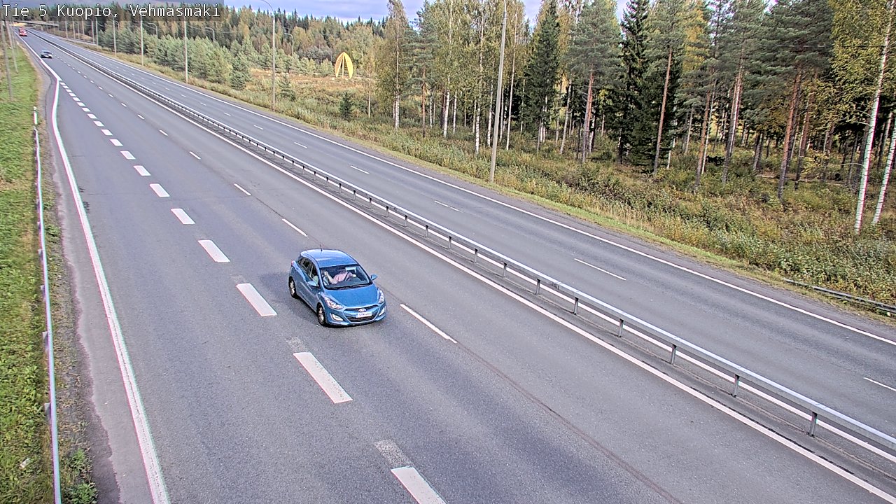 Kelikamerat Kuva Tie 5 Kuopio, Vehmasmäki, Kuopio, Pohjois-Savo