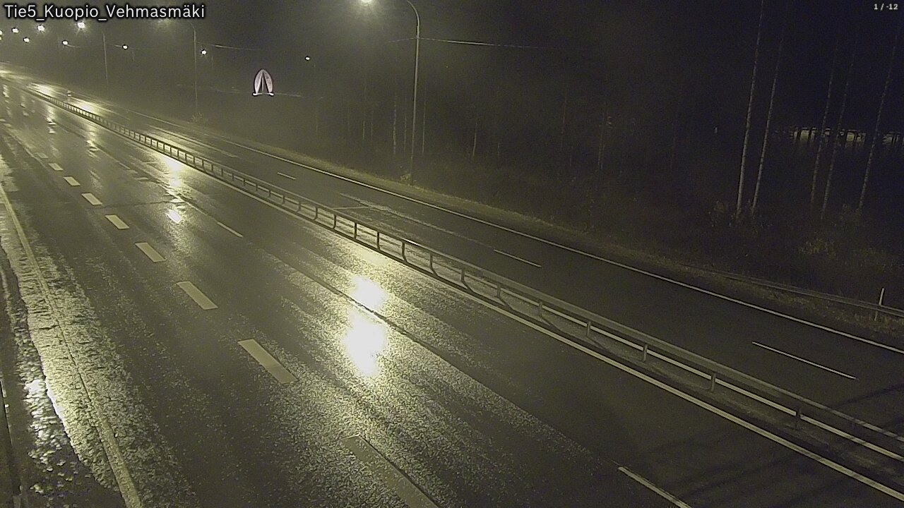 Weather Camera Image Väg 5 Kuopio, Vehmasmäki, Kuopio, Pohjois-Savo