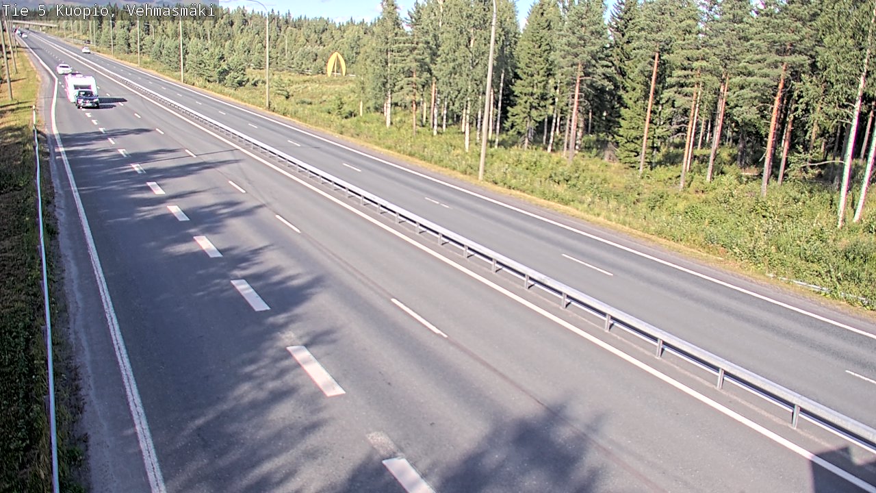 Kelikamerat Kuva Tie 5 Kuopio, Vehmasmäki, Kuopio, Pohjois-Savo