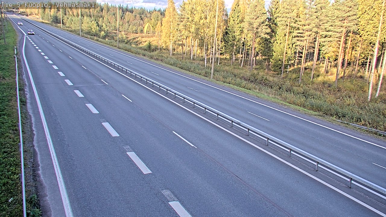 Weather Camera Image Väg 5 Kuopio, Vehmasmäki, Kuopio, Pohjois-Savo