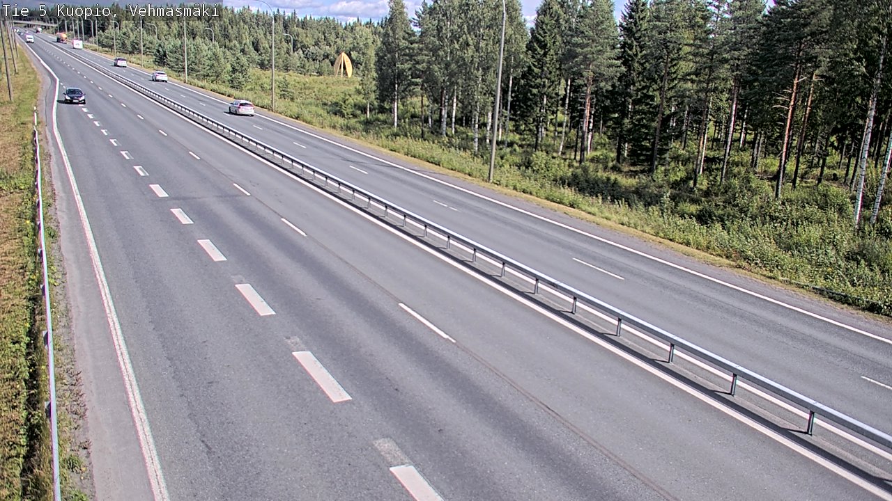 Kelikamerat Kuva Tie 5 Kuopio, Vehmasmäki, Kuopio, Pohjois-Savo