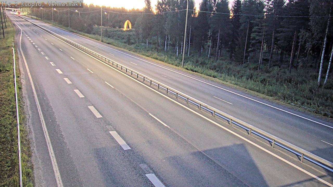 Kelikamerat Kuva Tie 5 Kuopio, Vehmasmäki, Kuopio, Pohjois-Savo