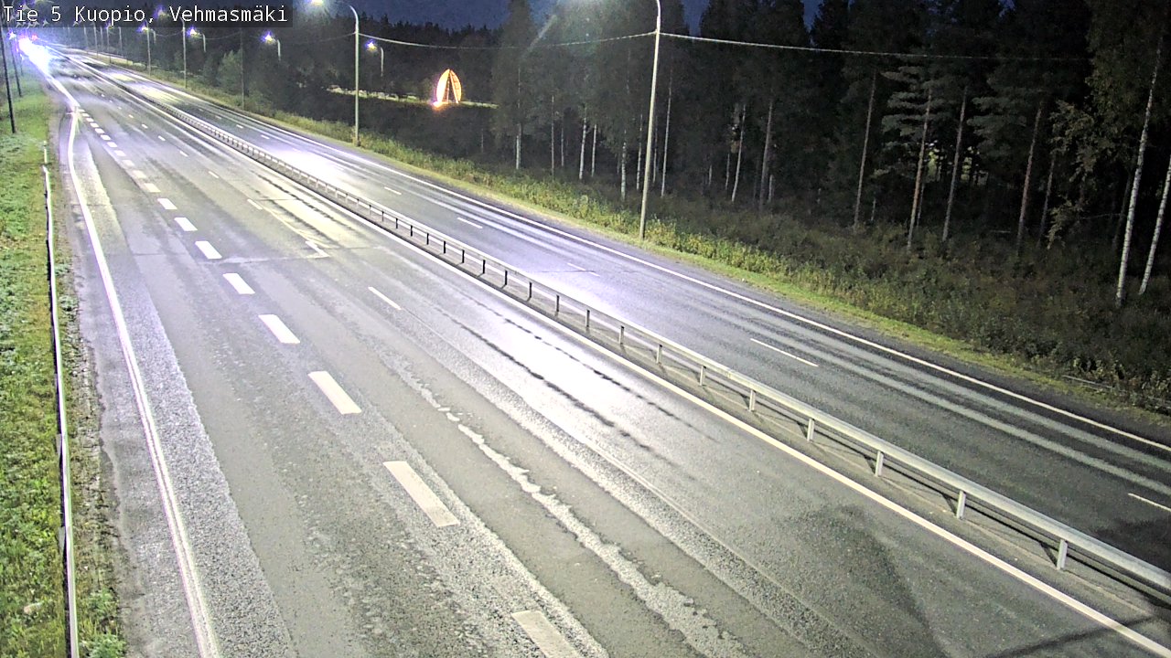 Weather Camera Image Road 5 Kuopio, Vehmasmäki, Kuopio, Pohjois-Savo