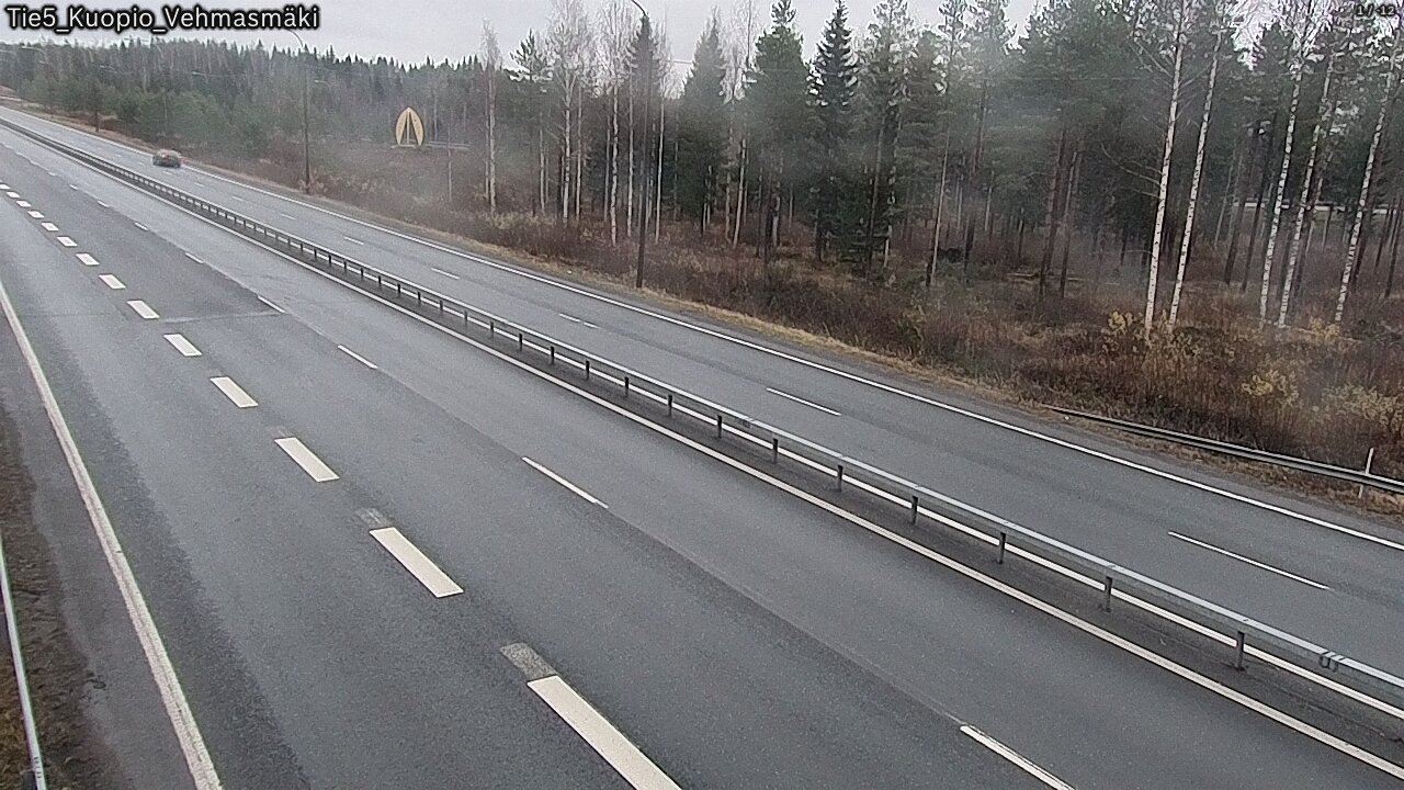 Weather Camera Image Väg 5 Kuopio, Vehmasmäki, Kuopio, Pohjois-Savo