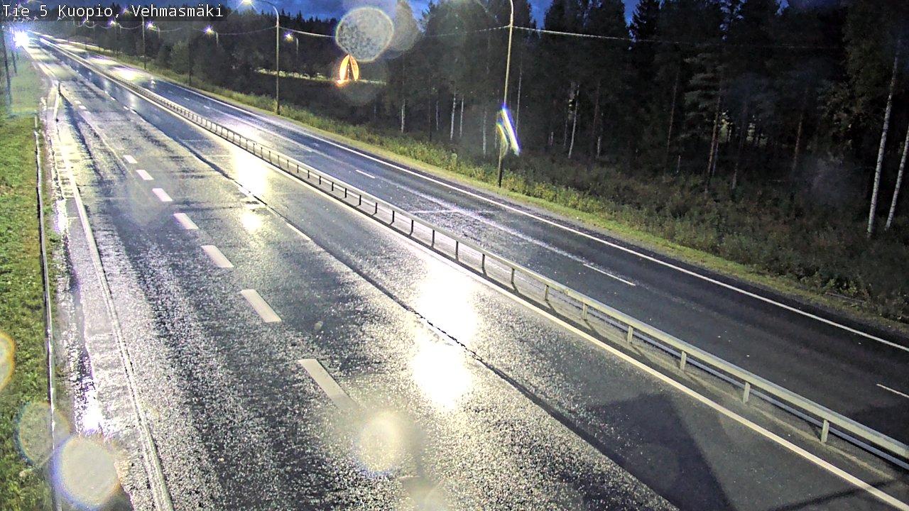 Weather Camera Image Road 5 Kuopio, Vehmasmäki, Kuopio, Pohjois-Savo