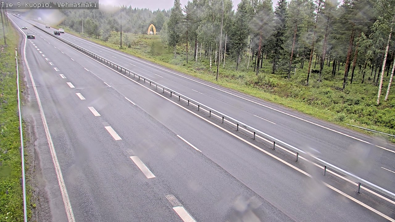 Weather Camera Image Väg 5 Kuopio, Vehmasmäki, Kuopio, Pohjois-Savo