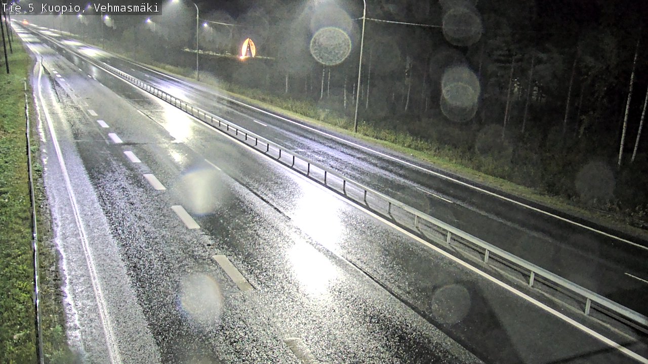 Weather Camera Image Road 5 Kuopio, Vehmasmäki, Kuopio, Pohjois-Savo