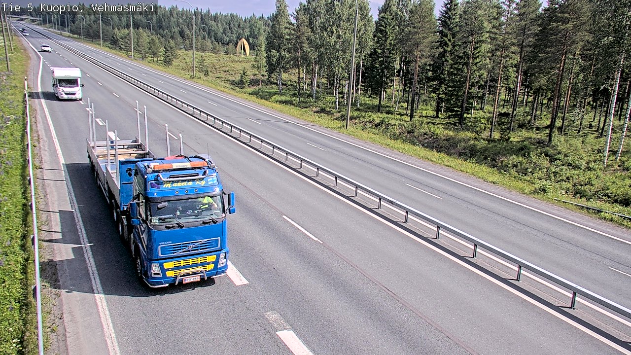 Kelikamerat Kuva Tie 5 Kuopio, Vehmasmäki, Kuopio, Pohjois-Savo