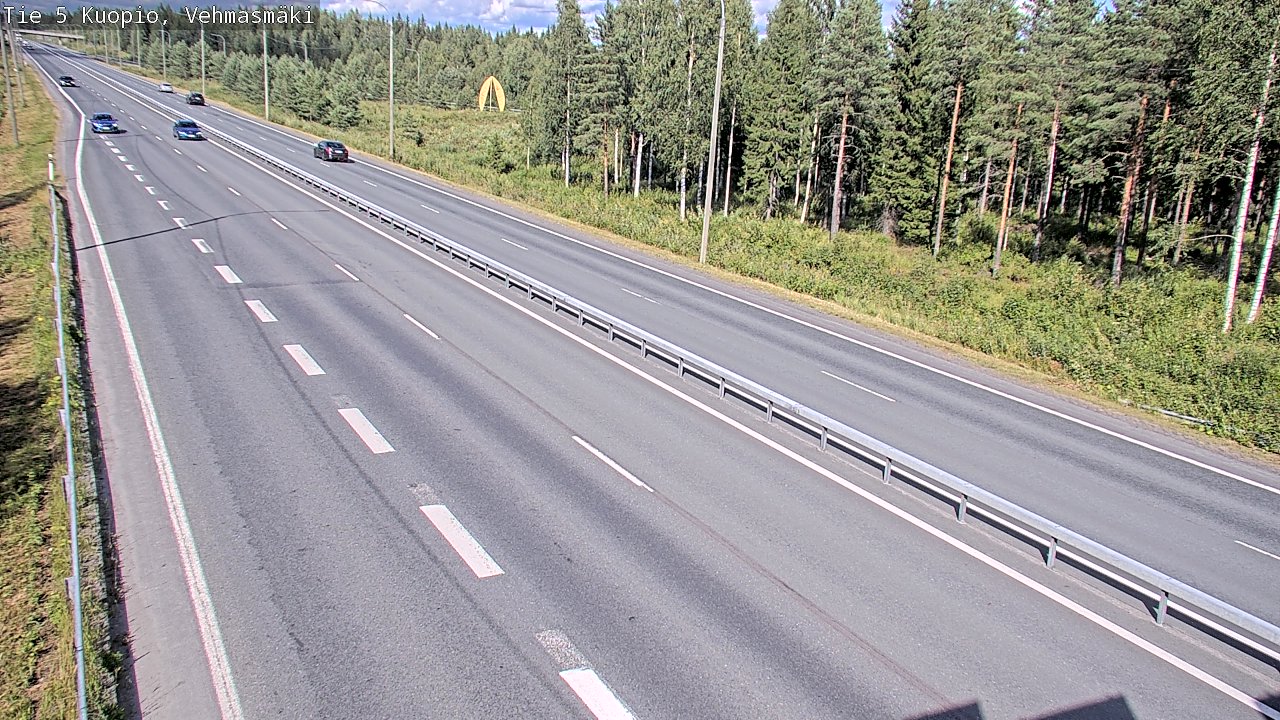 Kelikamerat Kuva Tie 5 Kuopio, Vehmasmäki, Kuopio, Pohjois-Savo