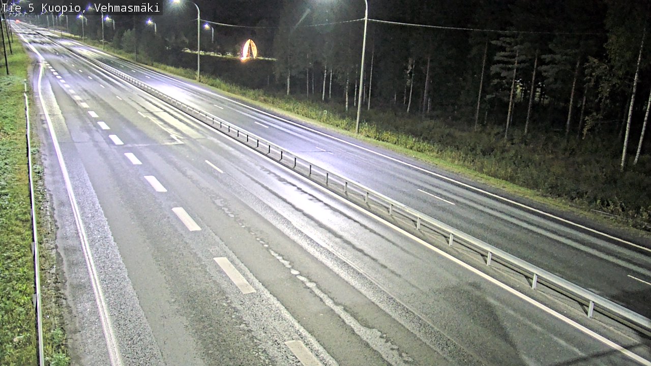 Weather Camera Image Road 5 Kuopio, Vehmasmäki, Kuopio, Pohjois-Savo