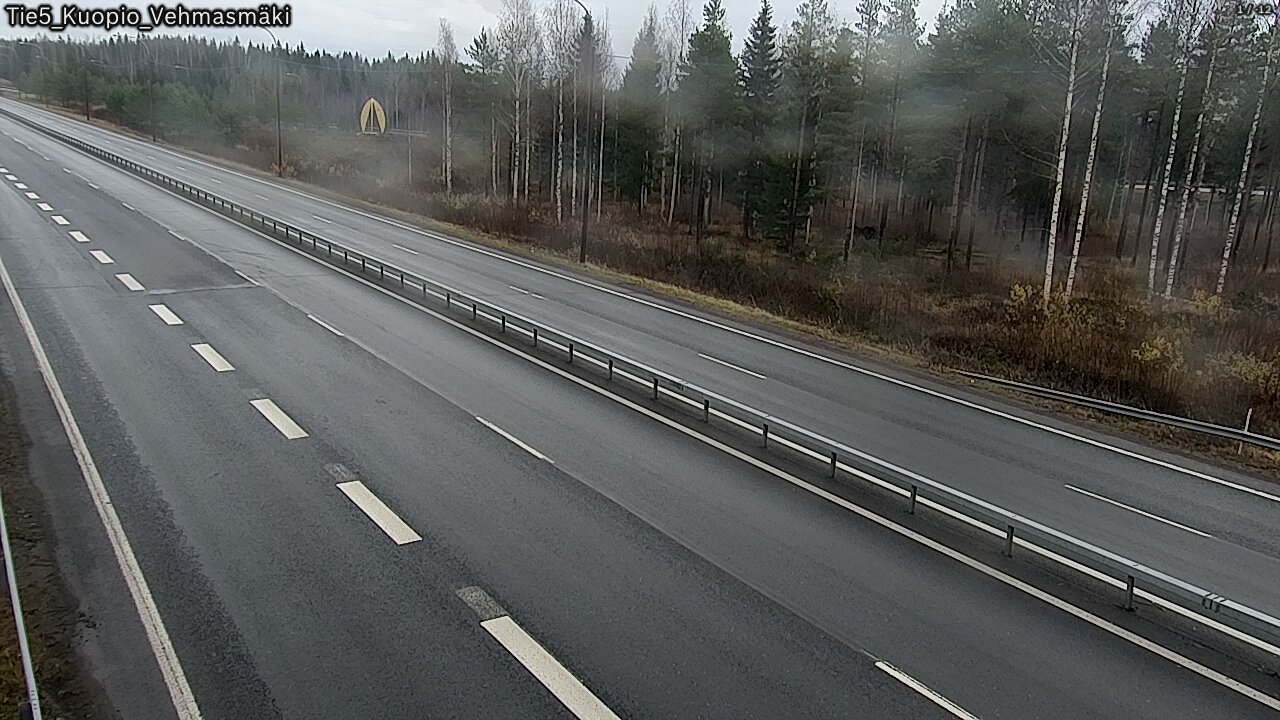 Weather Camera Image Väg 5 Kuopio, Vehmasmäki, Kuopio, Pohjois-Savo