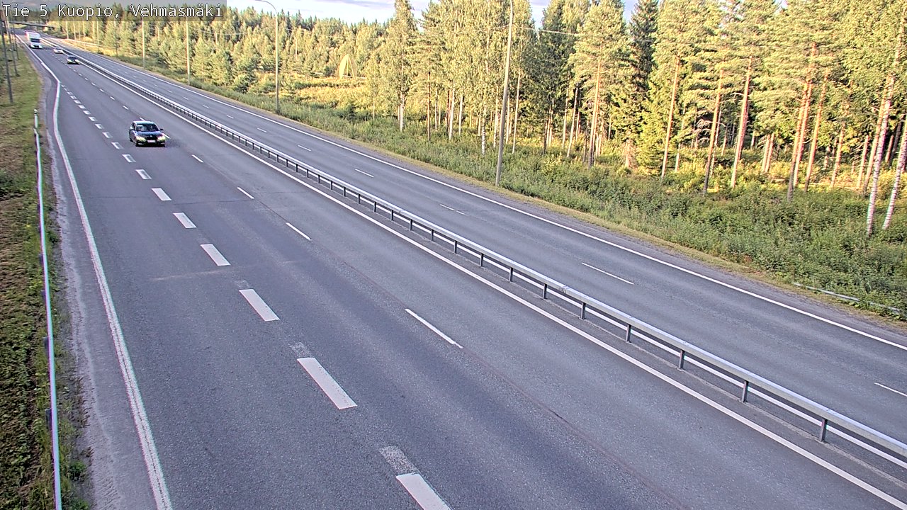 Kelikamerat Kuva Tie 5 Kuopio, Vehmasmäki, Kuopio, Pohjois-Savo
