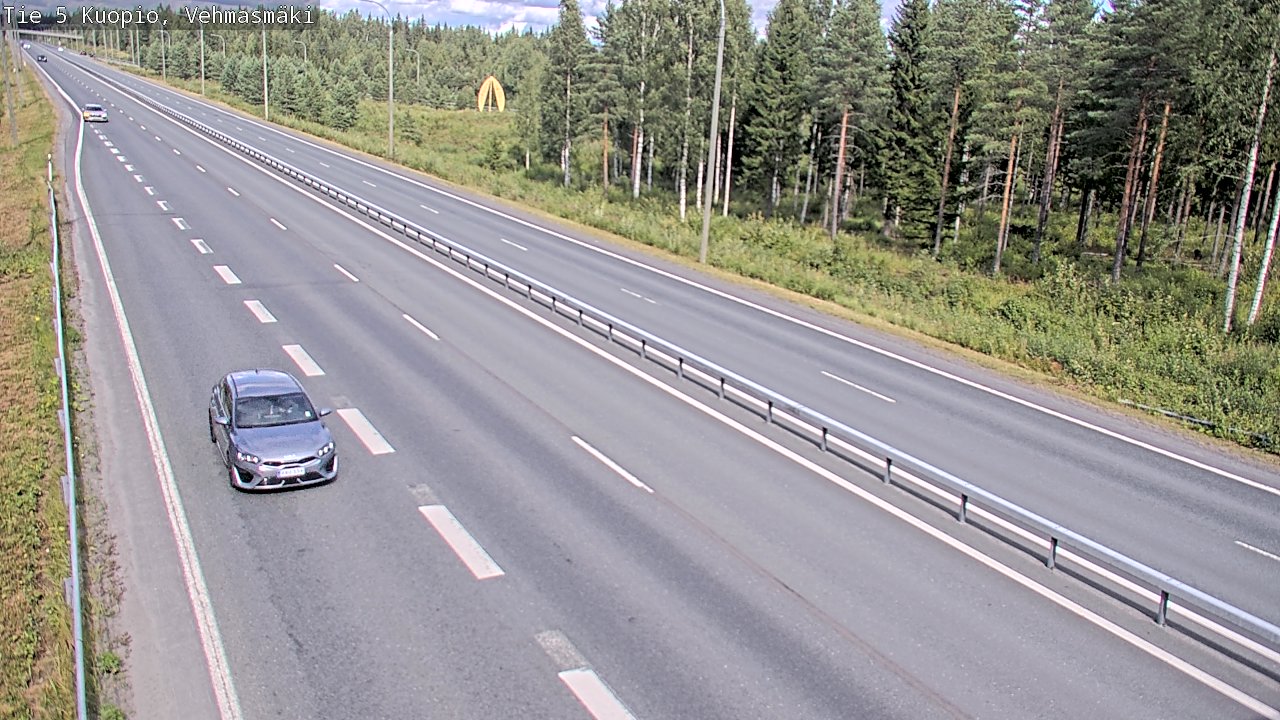 Kelikamerat Kuva Tie 5 Kuopio, Vehmasmäki, Kuopio, Pohjois-Savo
