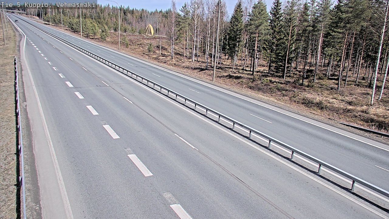 Kelikamerat Kuva Tie 5 Kuopio, Vehmasmäki, Kuopio, Pohjois-Savo