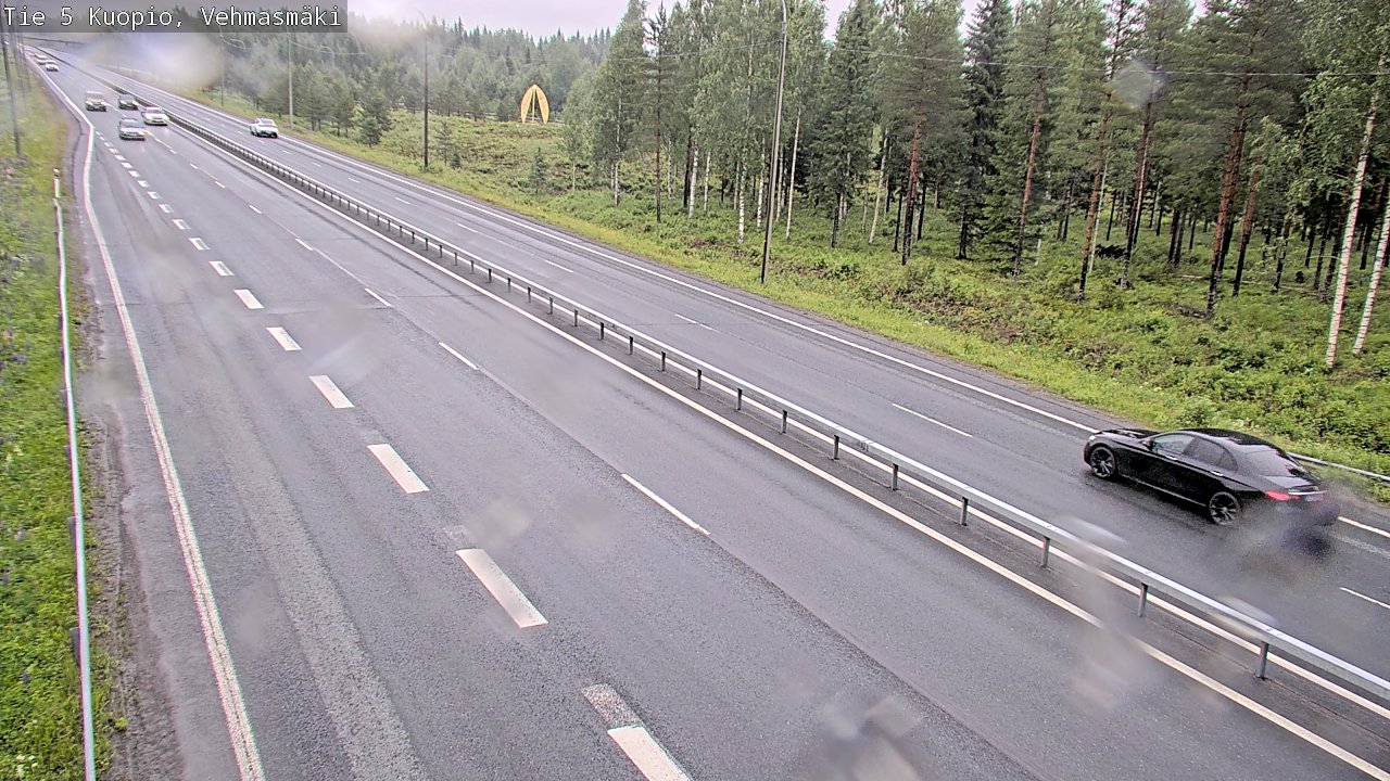 Weather Camera Image Väg 5 Kuopio, Vehmasmäki, Kuopio, Pohjois-Savo