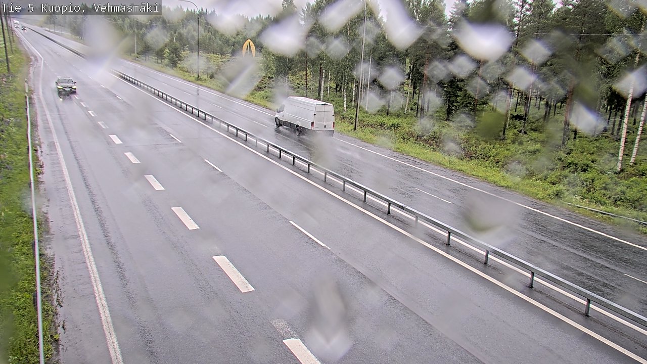 Weather Camera Image Väg 5 Kuopio, Vehmasmäki, Kuopio, Pohjois-Savo