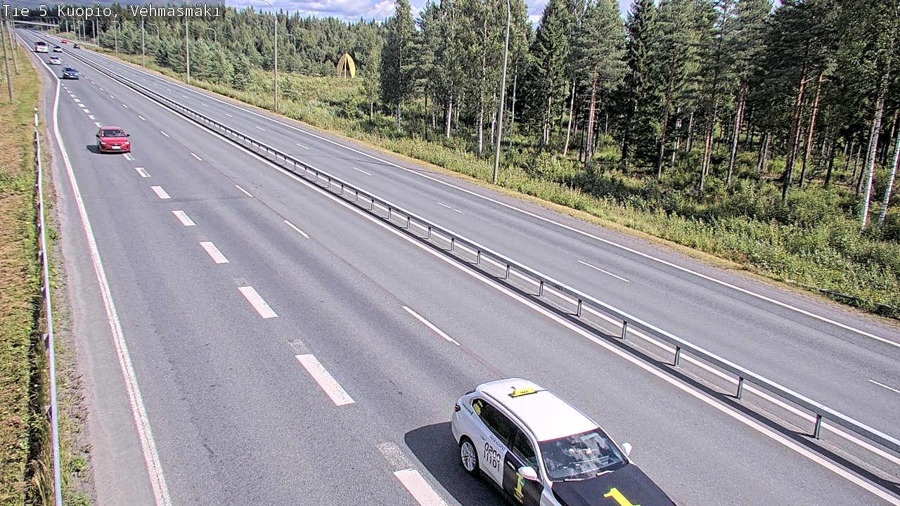 Kelikamerat Kuva Tie 5 Kuopio, Vehmasmäki, Kuopio, Pohjois-Savo
