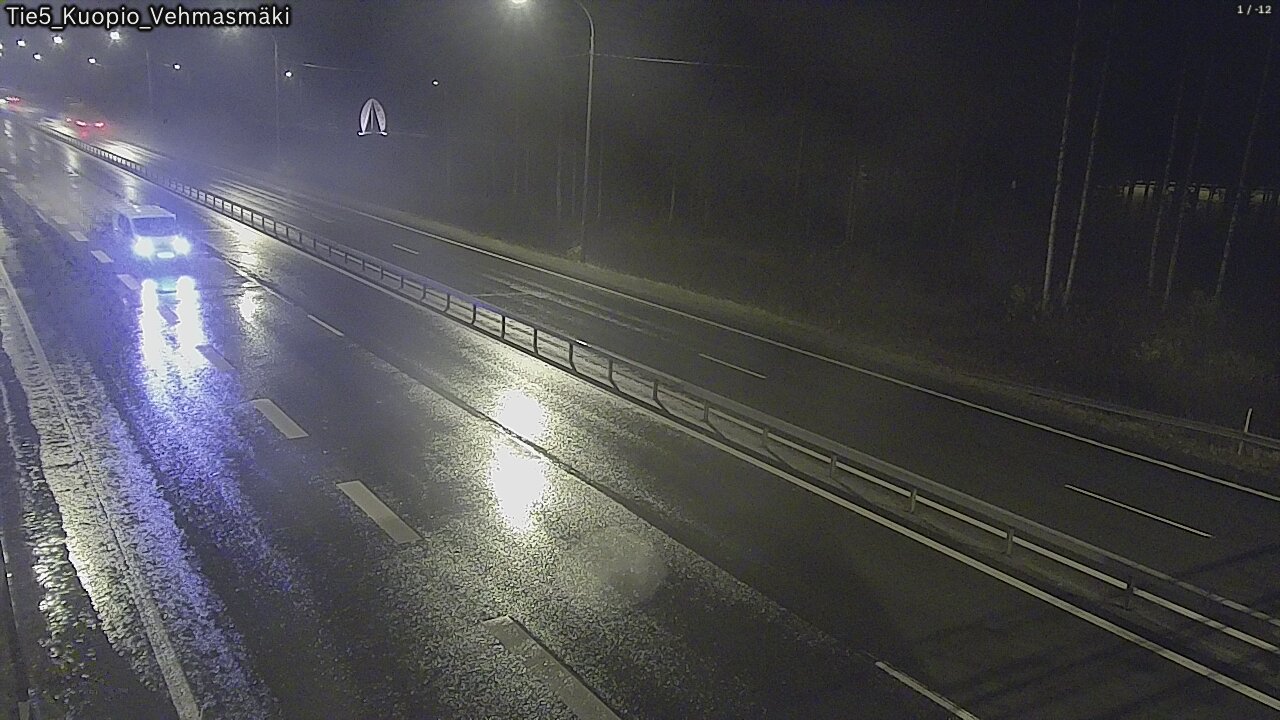 Weather Camera Image Väg 5 Kuopio, Vehmasmäki, Kuopio, Pohjois-Savo