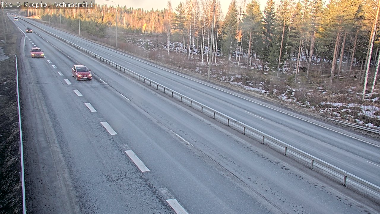 Kelikamerat Kuva Tie 5 Kuopio, Vehmasmäki, Kuopio, Pohjois-Savo