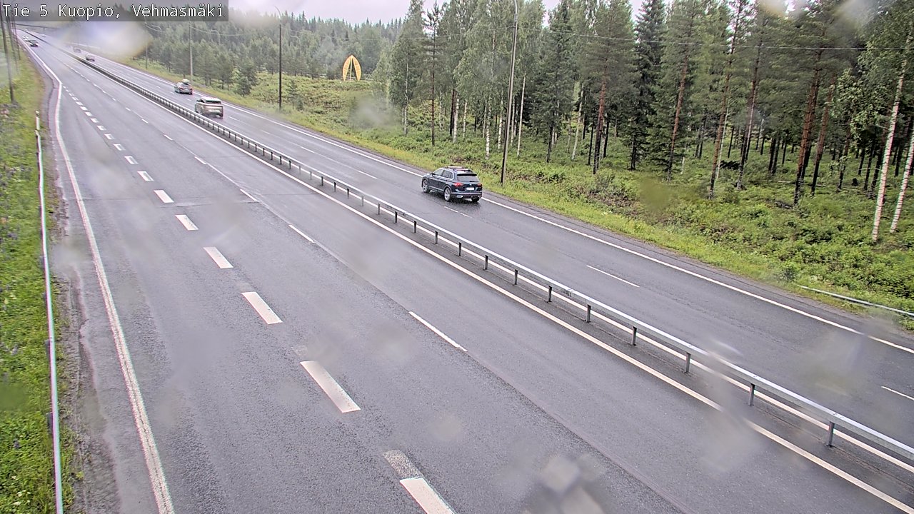 Weather Camera Image Väg 5 Kuopio, Vehmasmäki, Kuopio, Pohjois-Savo