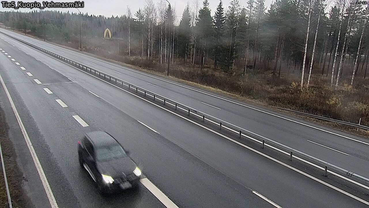 Weather Camera Image Väg 5 Kuopio, Vehmasmäki, Kuopio, Pohjois-Savo