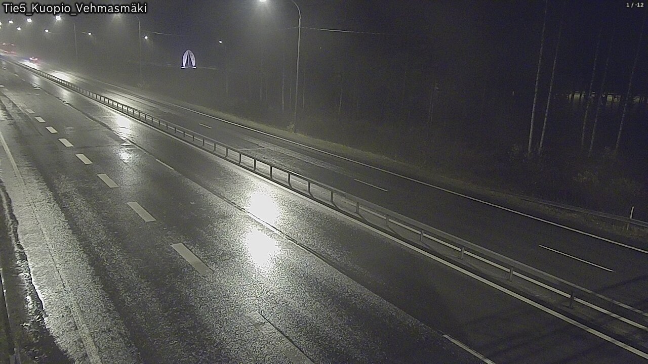 Weather Camera Image Road 5 Kuopio, Vehmasmäki, Kuopio, Pohjois-Savo