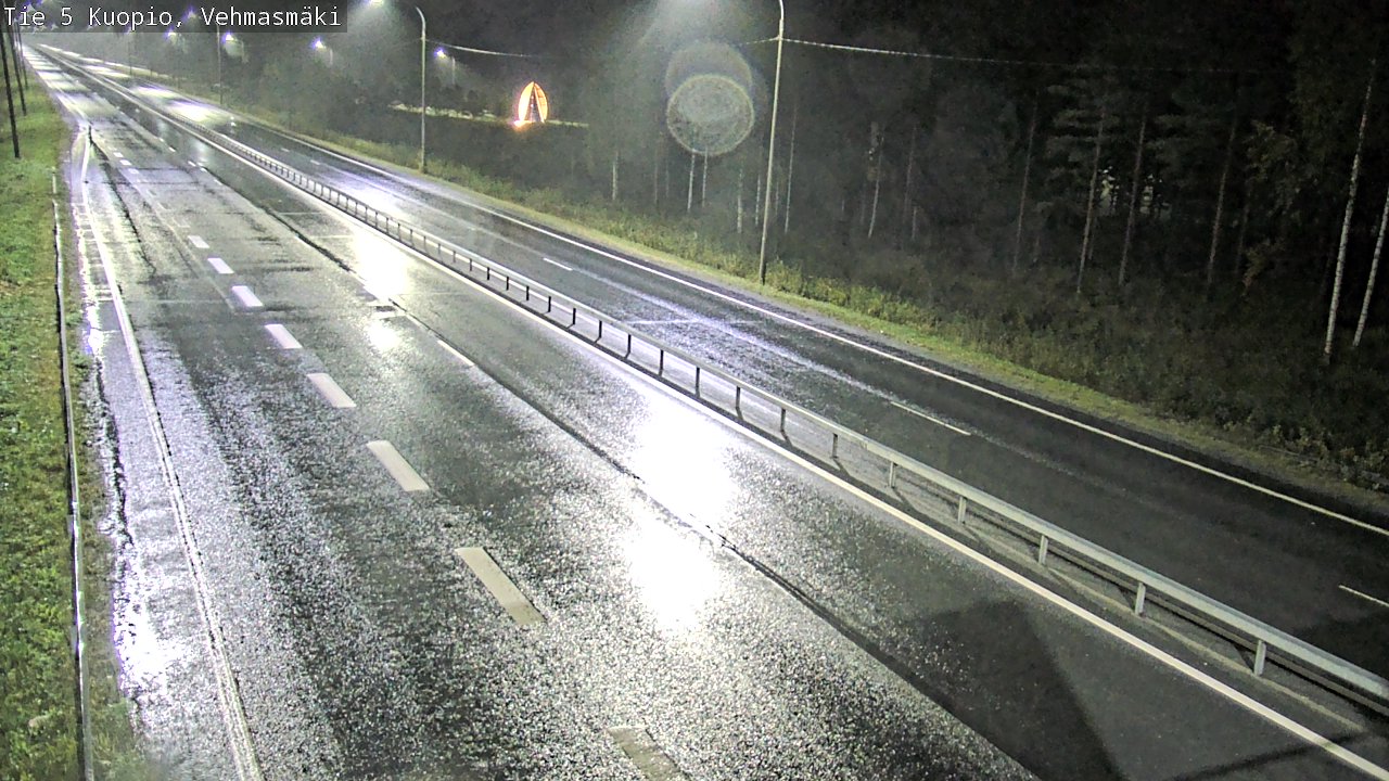Weather Camera Image Road 5 Kuopio, Vehmasmäki, Kuopio, Pohjois-Savo