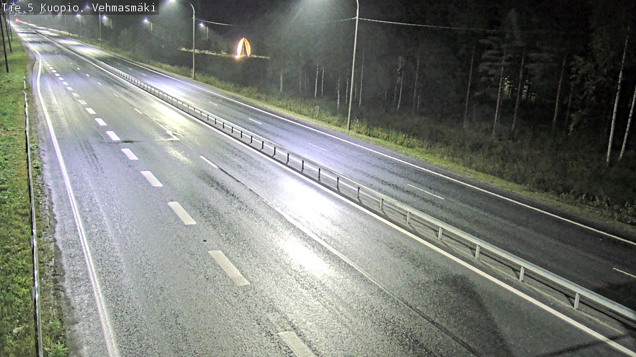 Weather Camera Image Road 5 Kuopio, Vehmasmäki, Kuopio, Pohjois-Savo