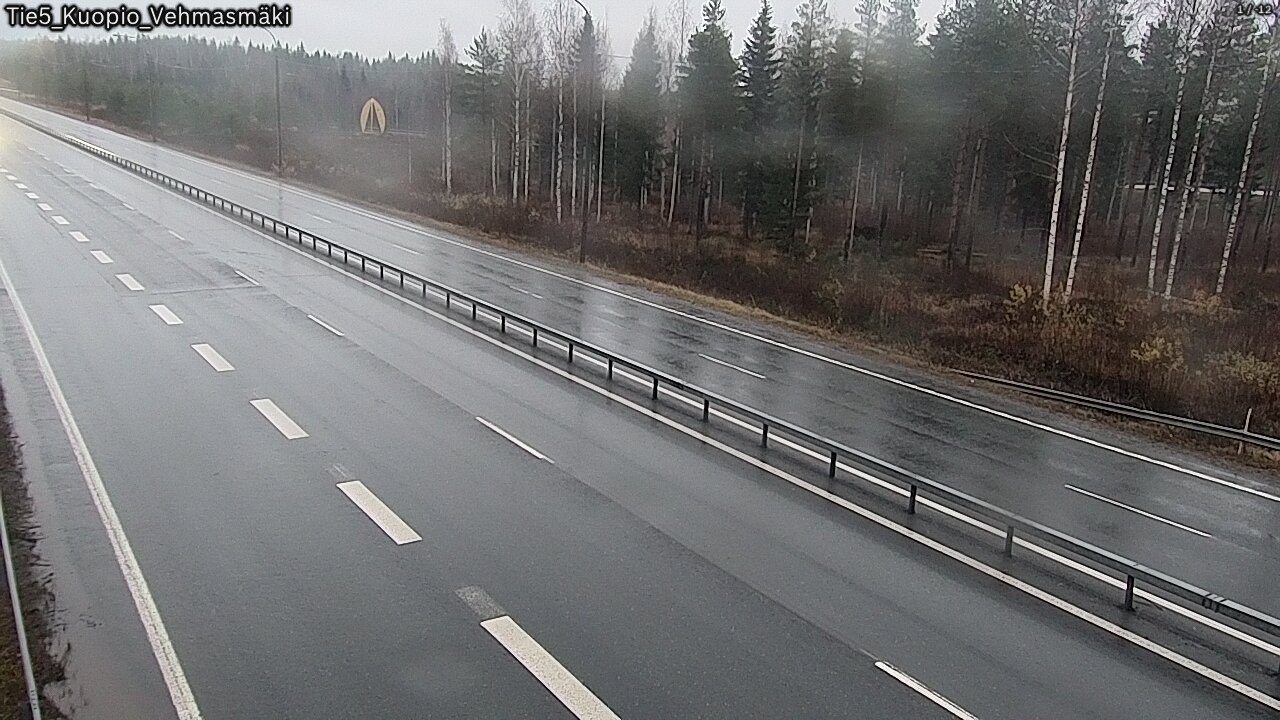 Weather Camera Image Väg 5 Kuopio, Vehmasmäki, Kuopio, Pohjois-Savo