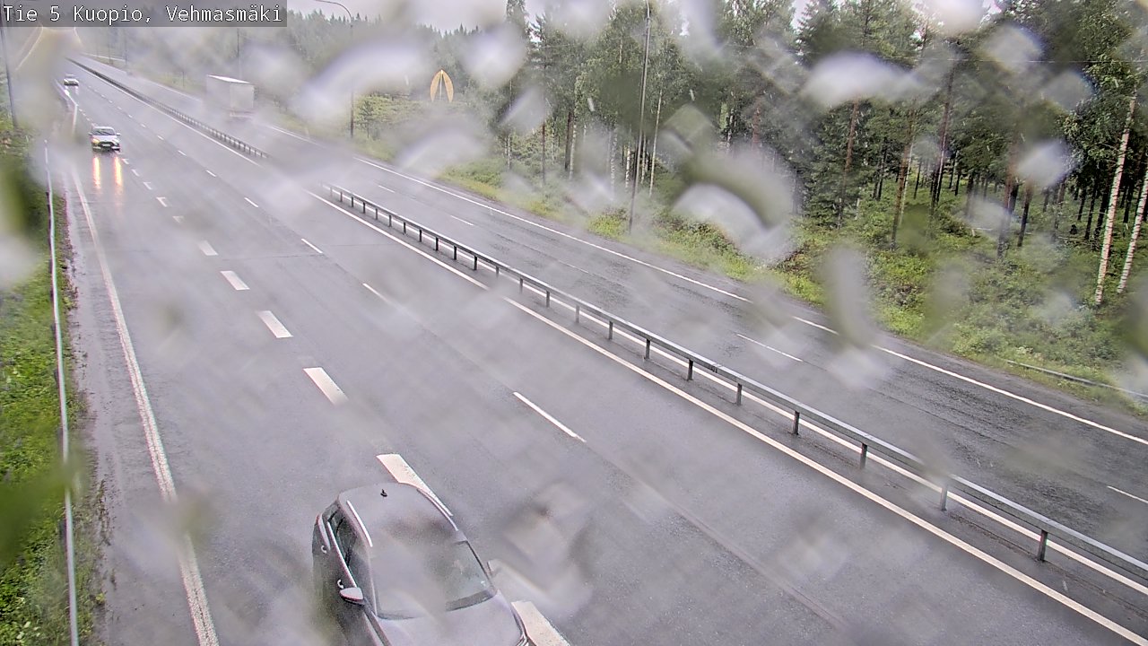 Weather Camera Image Väg 5 Kuopio, Vehmasmäki, Kuopio, Pohjois-Savo