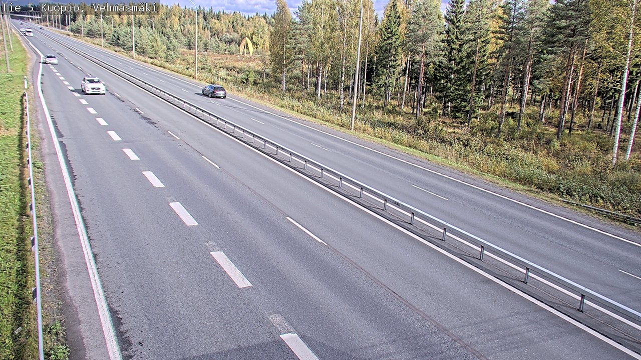 Kelikamerat Kuva Tie 5 Kuopio, Vehmasmäki, Kuopio, Pohjois-Savo