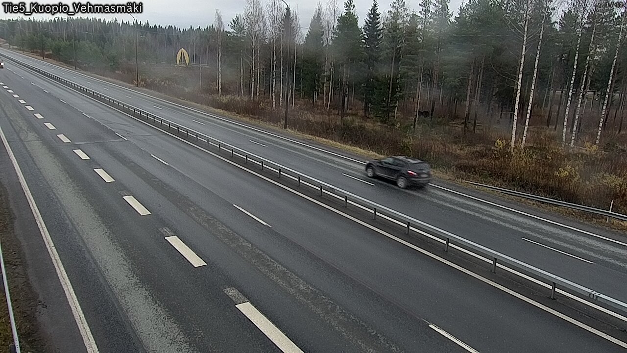 Weather Camera Image Väg 5 Kuopio, Vehmasmäki, Kuopio, Pohjois-Savo