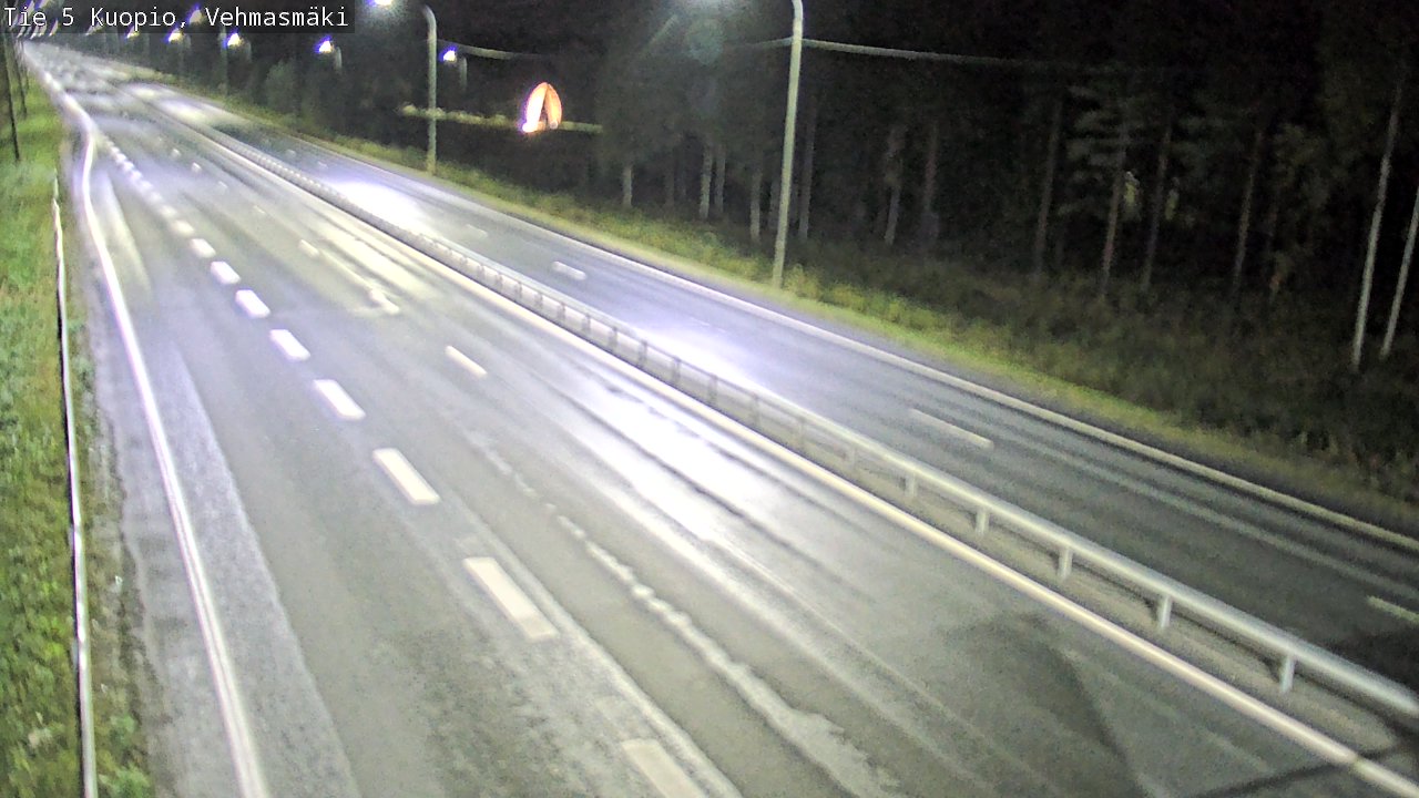 Weather Camera Image Road 5 Kuopio, Vehmasmäki, Kuopio, Pohjois-Savo