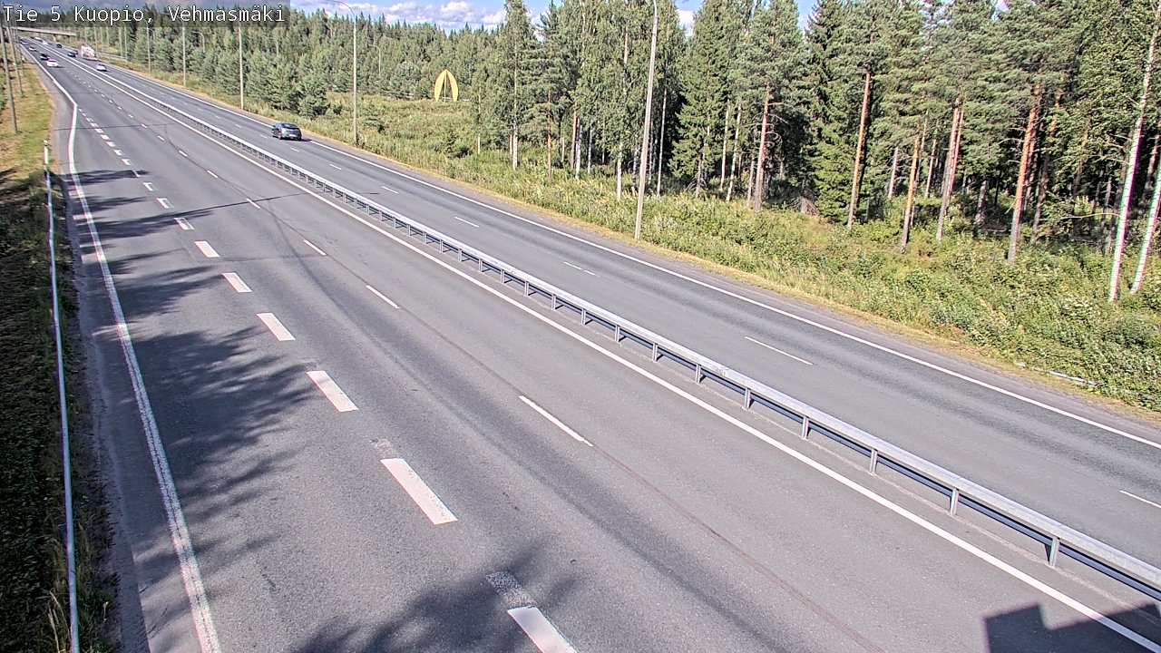 Kelikamerat Kuva Tie 5 Kuopio, Vehmasmäki, Kuopio, Pohjois-Savo
