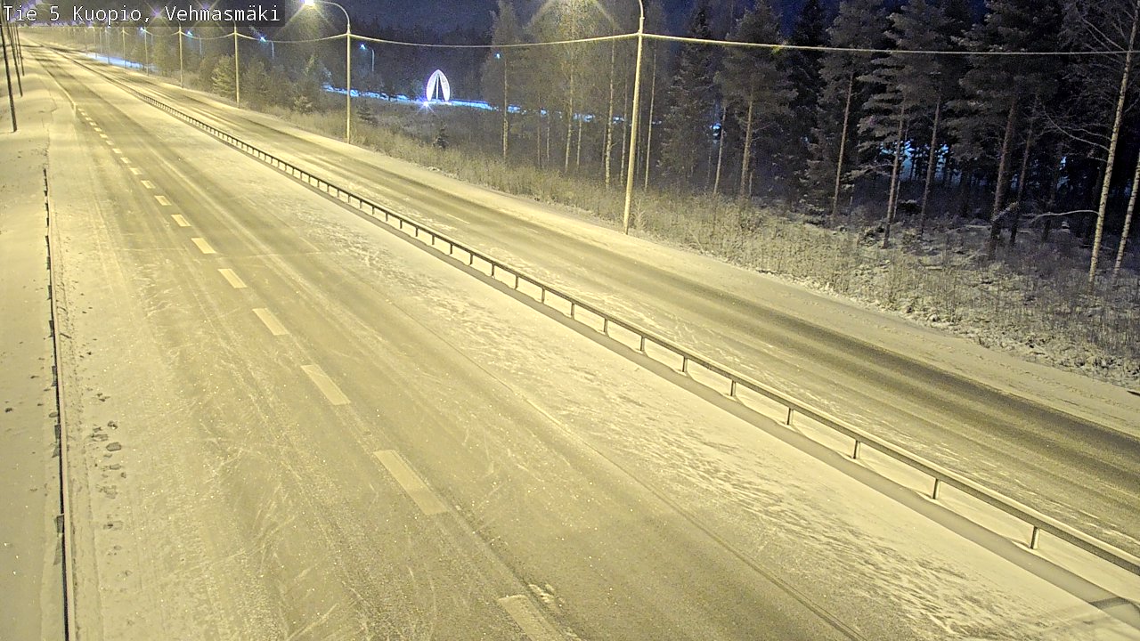 Kelikamerat Kuva Tie 5 Kuopio, Vehmasmäki, Kuopio, Pohjois-Savo