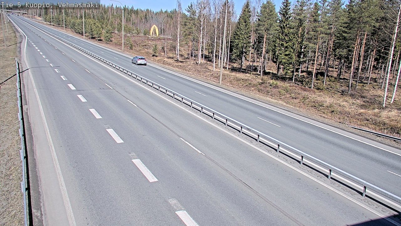 Kelikamerat Kuva Tie 5 Kuopio, Vehmasmäki, Kuopio, Pohjois-Savo
