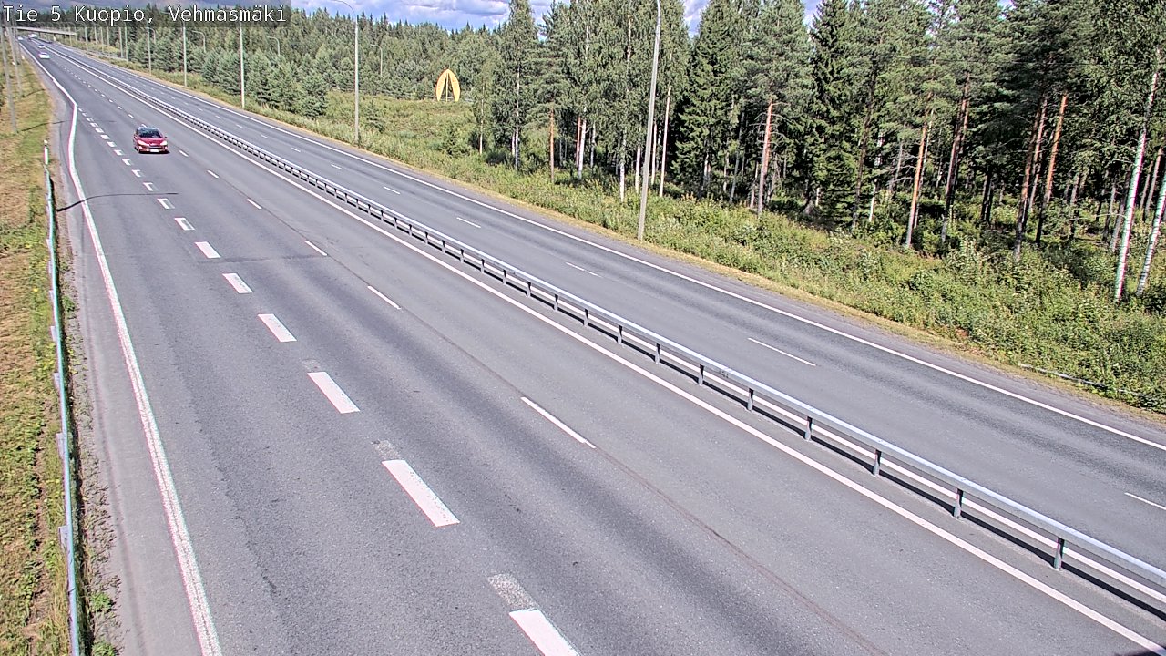 Kelikamerat Kuva Tie 5 Kuopio, Vehmasmäki, Kuopio, Pohjois-Savo