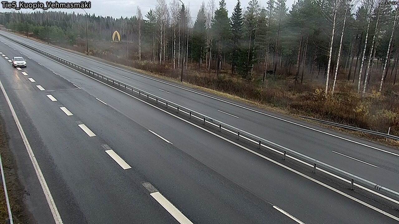 Weather Camera Image Väg 5 Kuopio, Vehmasmäki, Kuopio, Pohjois-Savo