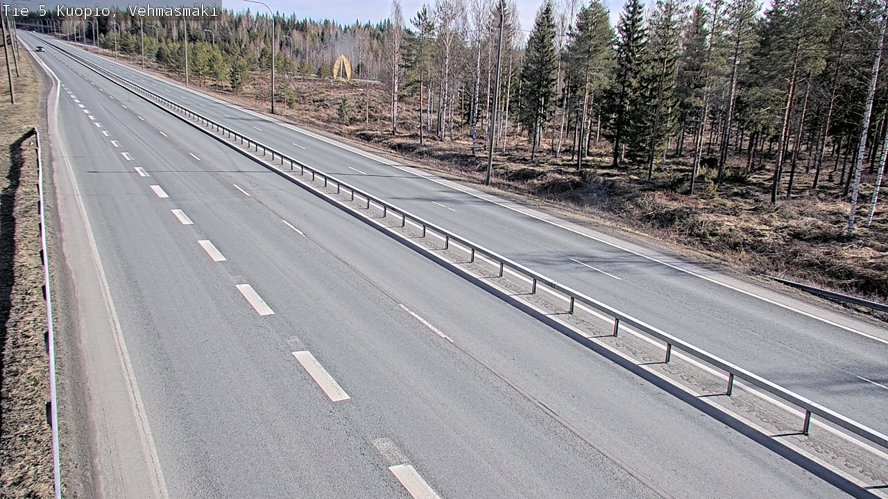 Kelikamerat Kuva Tie 5 Kuopio, Vehmasmäki, Kuopio, Pohjois-Savo