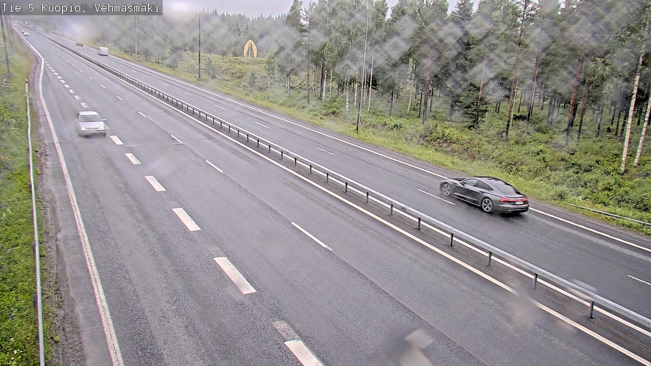 Weather Camera Image Väg 5 Kuopio, Vehmasmäki, Kuopio, Pohjois-Savo